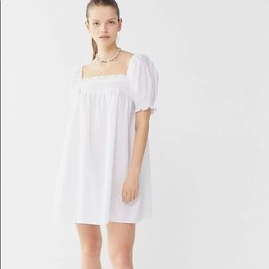 NWT White Puff Sleeve Dress